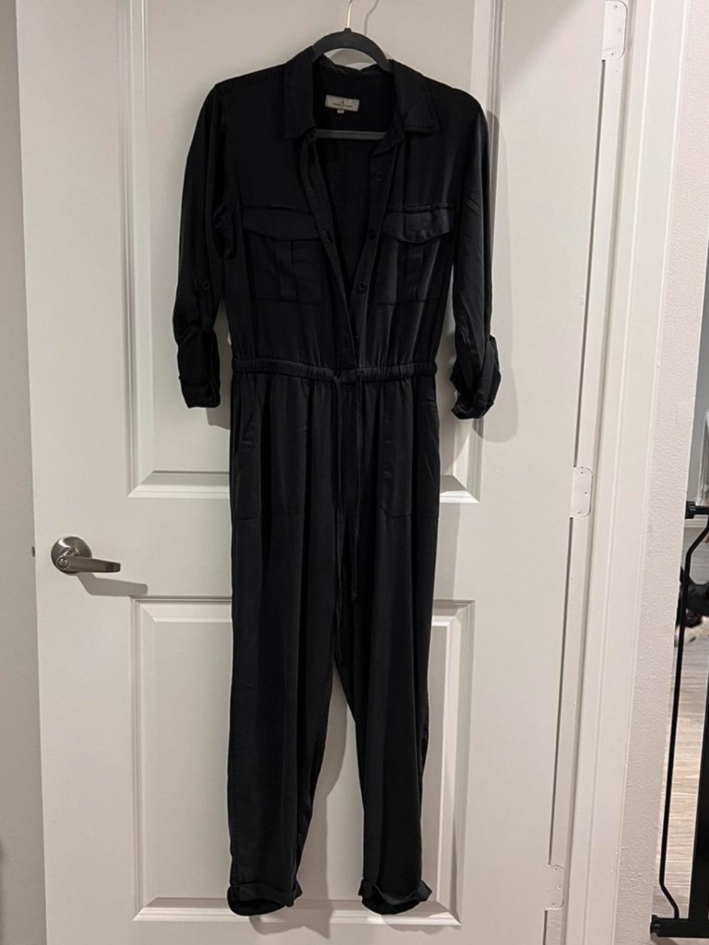 Black Utility Jumpsuit
